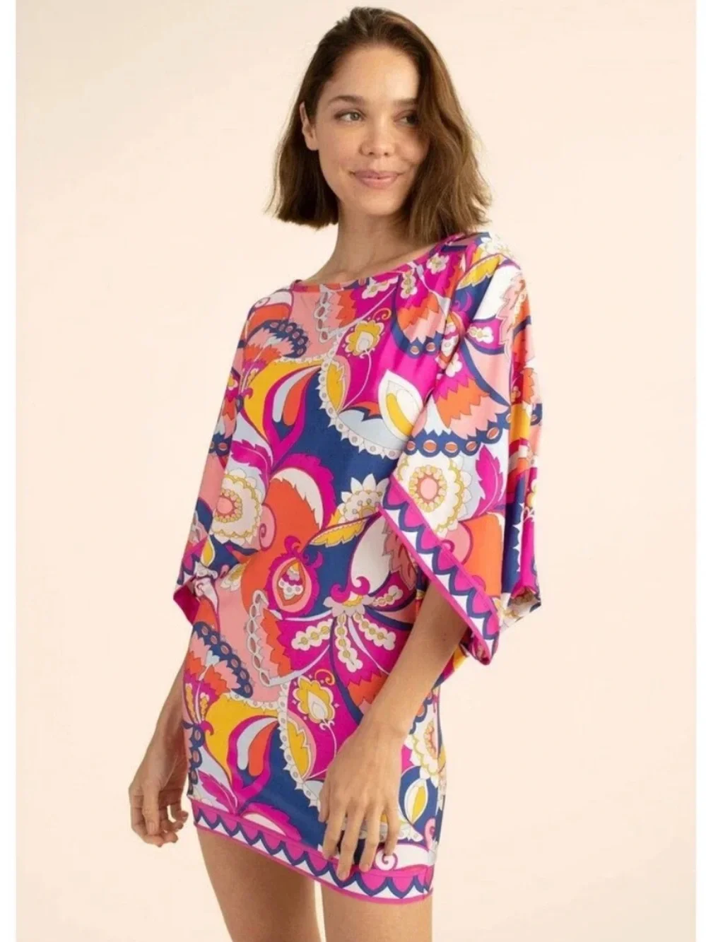 Trina Turk Sevilla Cover-Up Tunic size M